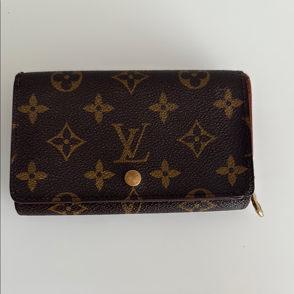 Louis Vuitton Brown Monogram Wallet with Iconic Design